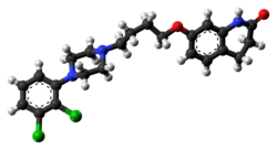 the molecular structure of aripiprazole