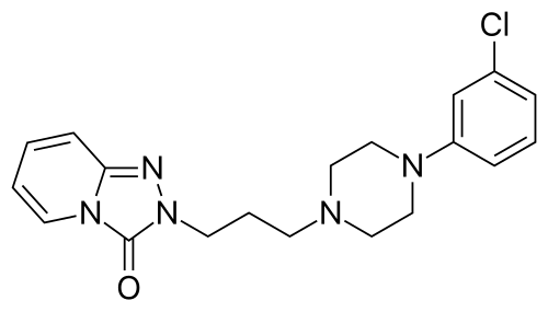 molecular sturcture of trazodone