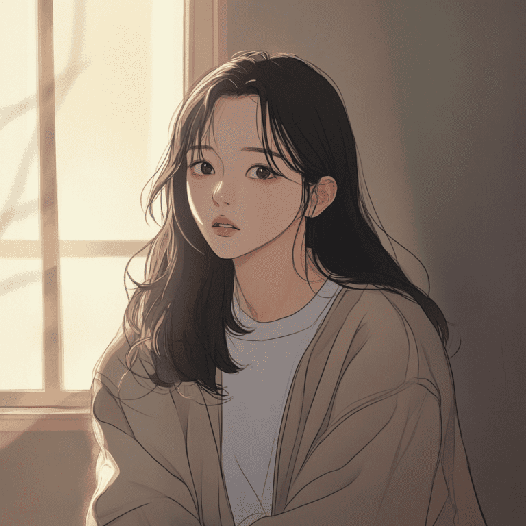 a korean university student is trying to overcome tic disorder