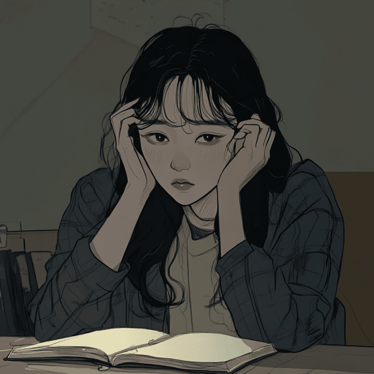 a korean university student is trying to overcome tis disorder