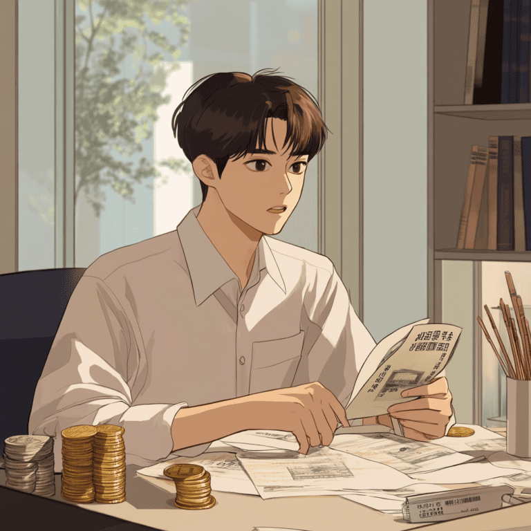 a korean university student is trying to invest money into stock market