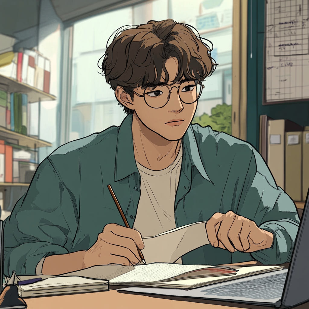 a character and temperament of an university student