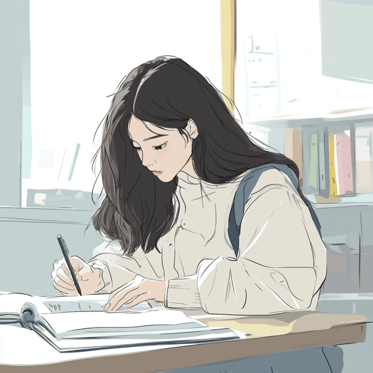 a korean university student is trying to overcome depressive disorder