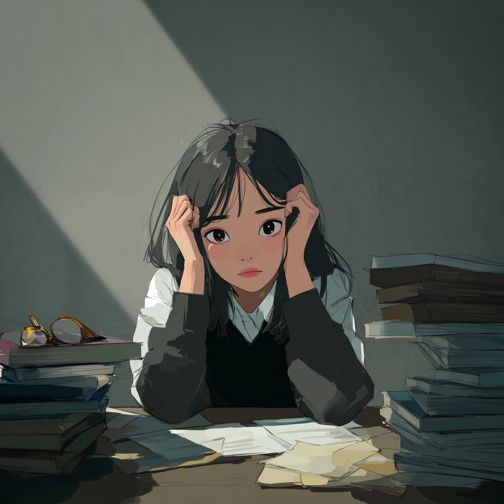 a korean university student is trying to increase attention